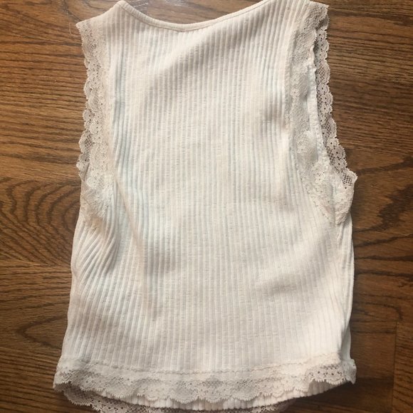 Zara Trafaluc Lacy Tank Top Small - Picture 5 of 5